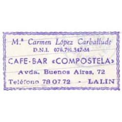 Café bar Compostela